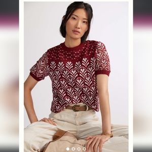 Daniel Rainn lace blouse size large